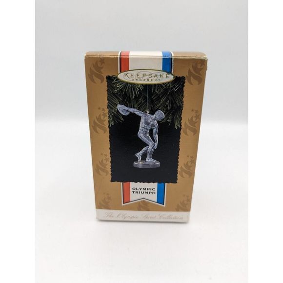 Vintage 1992 Hallmark Keepsake Olympic Triumph Limited Edition Discobolus - Picture 5 of 10